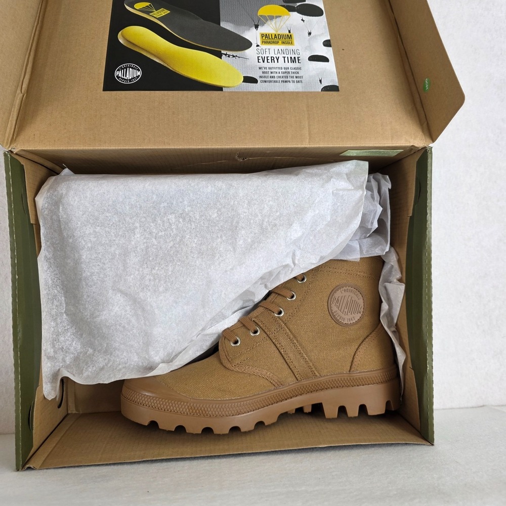 Palladium Pallabrousse Women's Sneakers Size 5.5 Cinnamon NIB‎  Canvas